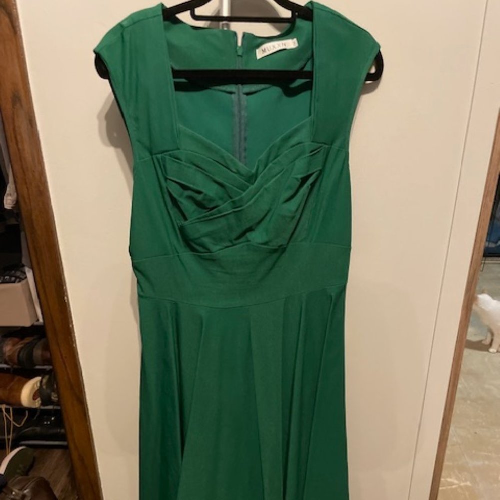 Green Party Dress